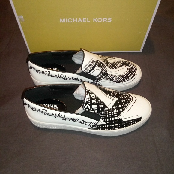 michael kors trent slip on sneakers